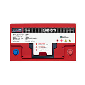 Grado superior de Larga Vida 12V 95Ah Start-Stop LiFePO4 Auto Batería Alta CCA 1300A Reemplazo para H92 H8-92 60038 100-20