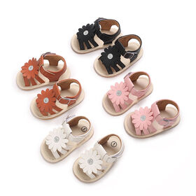 Chaussures de marche bébé 0-1 an femme bébé silicone sandales décontractées antidérapantes