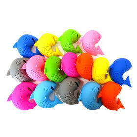 Cute Silicone Shark Tea Infuser Loose Leaf Strainer Filter Tea Steeper
