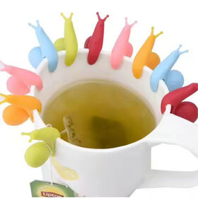 My Pure Selection Snail Silicone Tea Bag Holder Set of 6