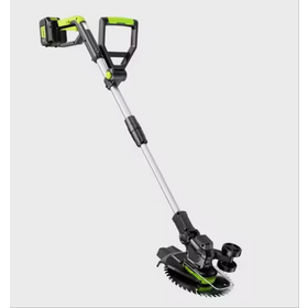 21V Cordless Lithium Lawn Mower with Adjustable Brush Telescopic Handle and Battery Power for DIY Industrial Rotary Cutting