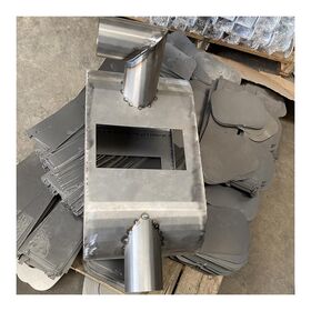 Fabricación personalizada de chapa metálica, corte láser, piezas de flexión de placa de acero inoxidable, caja de control, soldadura de metal