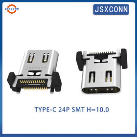 JSXCONN Typ-C 24Pin Vertikal 180 Grad SMT-Steckverbinder, Direktverkauf ab Werk, Qualitätsgarantie