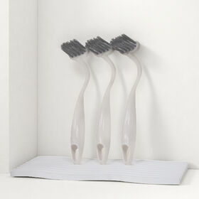 Cleaning toilet brush, children's baby V-shaped brush, curved small head toilet brush, multifunctional toilet brush