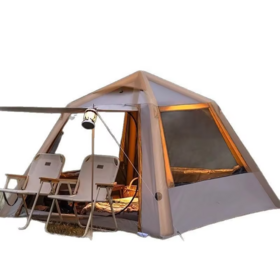 Tenda de Campismo Familiar Impermeável de Venda Quente, Tenda de Campismo Leve, Tenda Portátil para Campismo ao Ar Livre