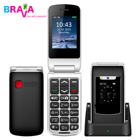 هواتف 4G مدمجة كلاسيكية، هواتف محمولة بشريحتي اتصال 4G LTE مع زر SOS