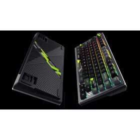 Manufacturer Metal Body RGB Key-Line Separation Magnetic Gaming Keyboard for Internet Home Office