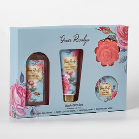 Bestseller OEM Customized Duschgel Geschenkset für Damen, Bad Spa Geschenkset, Hautpflege Gesichts- und Körperwasch Reinigungs Geschenkset für Mädchen