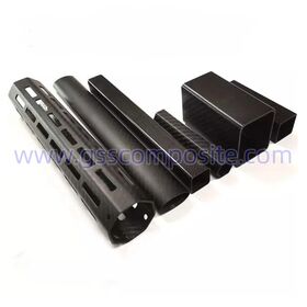 Factory CNC Cutting t300 3k Carbon fiber tubing square Carbon pipes rectangle carbon pole for UAV drones rc helicopter accessories