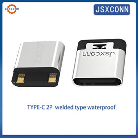 JSXCONN. Waterproof Female Connector, Type-C 2P/4P Soldering Version. Factory Direct Sale, Quality Guaranteed.