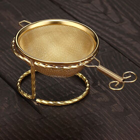 304 Stainless Steel Tea Infuser with Double-Layer Mesh Strainer Filter