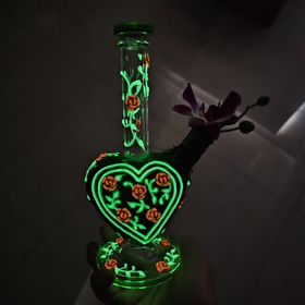 Romantisches Geschenk Glas Wasserpfeife Valentinstags-Zubehör