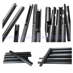 Fabricación OEM a medida de tubos de fibra de carbono 3K enrollados: mecanizado CNC y procesamiento de tubos para drones RC y proyectos industriales