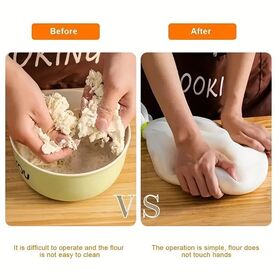 Thick Silicone Kneading Bag for Easy Dough Mixing, Pastry, Bread Making