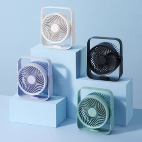 Ventilador de escritorio 2026, último modelo, tipo huracán, para dormitorio de estudiantes, mesa de oficina, mini ventilador USB portátil para camping al aire libre