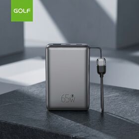 PD 65W 20000mAh Power Bank Built In Cable Wholesale Power Station OEM TFT Display Power Station Electroni Factory Manufacture