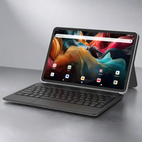 Ordinateur Tablette/Laptop 2 en 1, 8 Go de RAM + 256 Go Ordinateurs Portables à Écran Tactile avec Stylet et Clavier pour Entreprises
