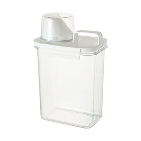 Large Capacity Laundry Detergent Dispenser with Scale Sealed Storage Container