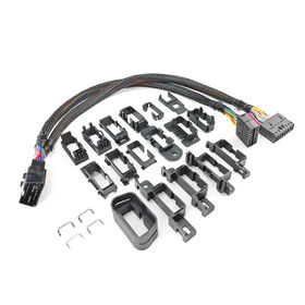 16-poliges OBD-Y-Kabel Stecker auf Buchse mit 18 Adapter-Verriegelungen Universelles Auto-Diagnose-Verlängerungskabel für Toyota VW