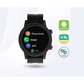 4G SOS Alarm Personal GPS Tracker L23 Watch with Android 9.0 System Support API, Server, APP Integration for Elderly