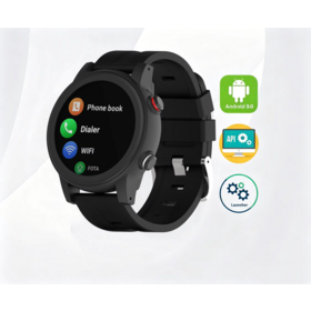 L23 4G GPS LTE Senioren Smartwatch mit SOS-Alarm, Herzfrequenzmesser, Blutsauerstoff, Körpertemperatur, Geo-Fence SOS Alarm Tracker Uhr