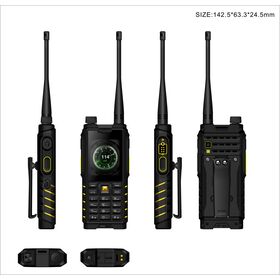 Terminal Portátil Multifunción 4G IP68 Impermeable Doble SIM NFC 2W-DMR PoC, Teléfono Robusto, Radio PoC de Modelo Dual