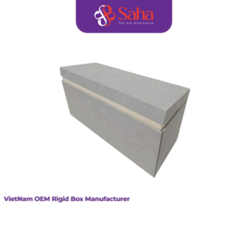 OEM fabrication Vietnam. Boîte grise Solutions d'emballage de luxe personnalisées pour les marques