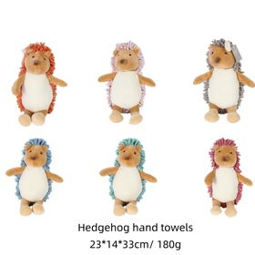 Customize cartoon animal Chenille hand towels dolls for children