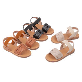 Les enfants de la bande élastique Sandales romaines Sandale plat classique pour Kid Filles Chaussures d'été