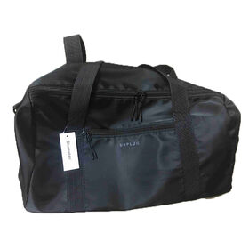 Tas atletik 100% poliester outlet pabrik, dengan lapisan hitam, dengan tali pegangan dan tali bahu panjang. dengan sablon kecil di fr