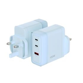 100W Schnellladegerät mit PD 3.0 zum Fabrikpreis für Mobiltelefone, Tablets und Laptops, hergestellt in China