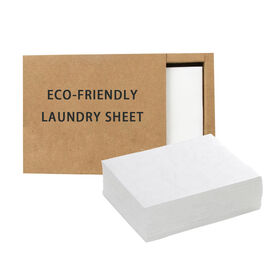 Hypoallergenic Laundry Paper with Plant-Based Softeners, Biodegradable & Fragrance-Free for Sensitive Skin