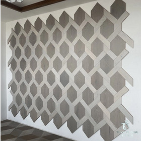 Parquet de Ingeniería de Diseño Moderno 2025, Color Natural, Roble Cepillado con Alambre, Suelo con Nudo Chino