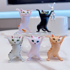 Top-Selling Model & ornament souvenirs Cuter dance cuter cat pen holder Dancing Cat Figurine Desktop Decoration
