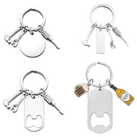 Logo keychains Metal Zinc alloy keychain Metal key chain small gift key chain wholesale can be customized logo