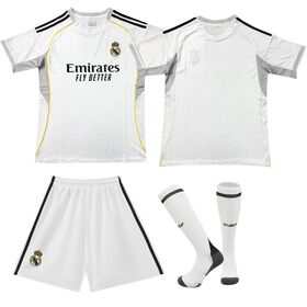 2526 New Real Madrid Home Football Uniform Set - Number 9 Mbappe Shirt real madrid jersey