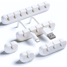 Cable Organizer Clips 5PCS Cable Organizer Desk Cable Organizer Adhesive Cable Holders Cable Management Office Desk Accessories