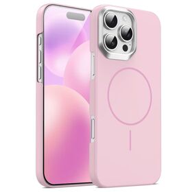 Supplier fashionable colorful PC Silicone mobile phone case concise style with magsafe