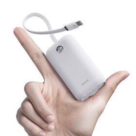 Power bank portabel ukuran mini 10000mAh untuk outdoor dengan kabel tipe C, pengisian daya sangat cepat 22.5W - Pengisi Daya Eksternal