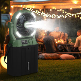 Outdoor recording water spray brushless motor atomizing fan, 16000mAh mobile power remote control, 5.5L bucket