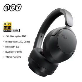 Auriculares Inalámbricos Over-Ear con ANC Adaptativo, Micrófono de 7mic -56dB, Audio Espacial Hi-Res LDAC, Bluetooth 6.0, Doble Driver y 102 Horas de Autonomía - OEM/ODM