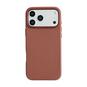 Couverture antichoc en cuir officielle de cas de téléphone pour la protection sans fil de série d'iphone 17 pro maximum