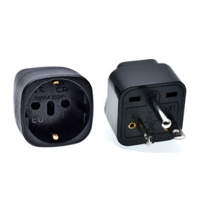 For home office Gemany to Brazil 250V 16A Multi-Plug Travel Adapter with IEC Standard Wall Socket for Commercial Use
