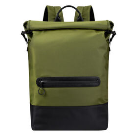 Sac à Dos Homme Résistant à l'Eau BSCI, Sacs à Dos en Nylon Tendance pour Sports de Plein Air, Voyage, Ordinateur Portable, École, Sac en Cuir
