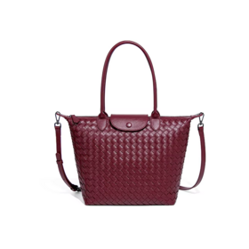 Bolsa de tecido feminina elegante e sofisticada, bolsa transversal moderna e versátil, bolsa de atacado