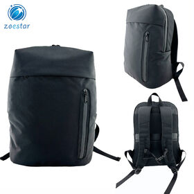 Sac à dos d'école extérieur étanche, noir et élégant avec logo personnalisé, sac à dos pour ordinateur portable, grand sac à dos de voyage pour ordinateur portable