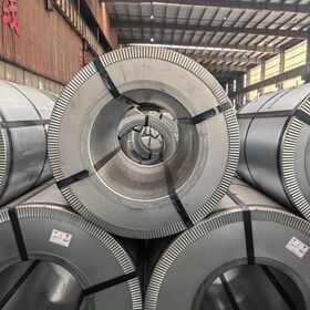 Stress-relieved annealed non-oriented electrical steel coil for manufacturing general use A.C. motors, grade B50AR350