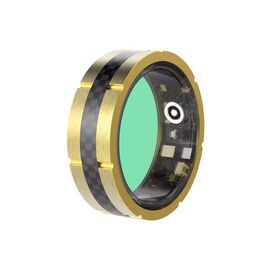 Trend Gesundheitsring mit Herzfrequenz- und Blutsauerstoffüberwachung, langer Akkulaufzeit, 5ATM wasserdicht, Finger-Fitness-Tracker für Herren, Sportmodell R06 Smart Ring