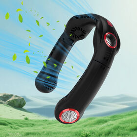 Portable small neck hanging fan -4000mAh quiet fan suitable for outdoor camping, sports, fitness, and office work