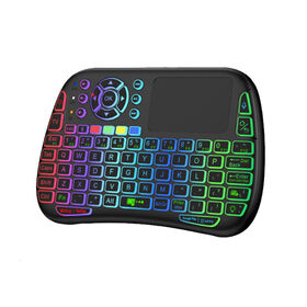 Mini Voice Bluetooth Keyboard with Touchpad Backlit Small Keyboard Supports IR Learning 2.4G BT5.0 onnection for PC Android TV Box